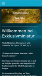 Mobile Screenshot of exklusiv-miniatur.de